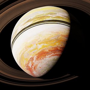 3D alien planet