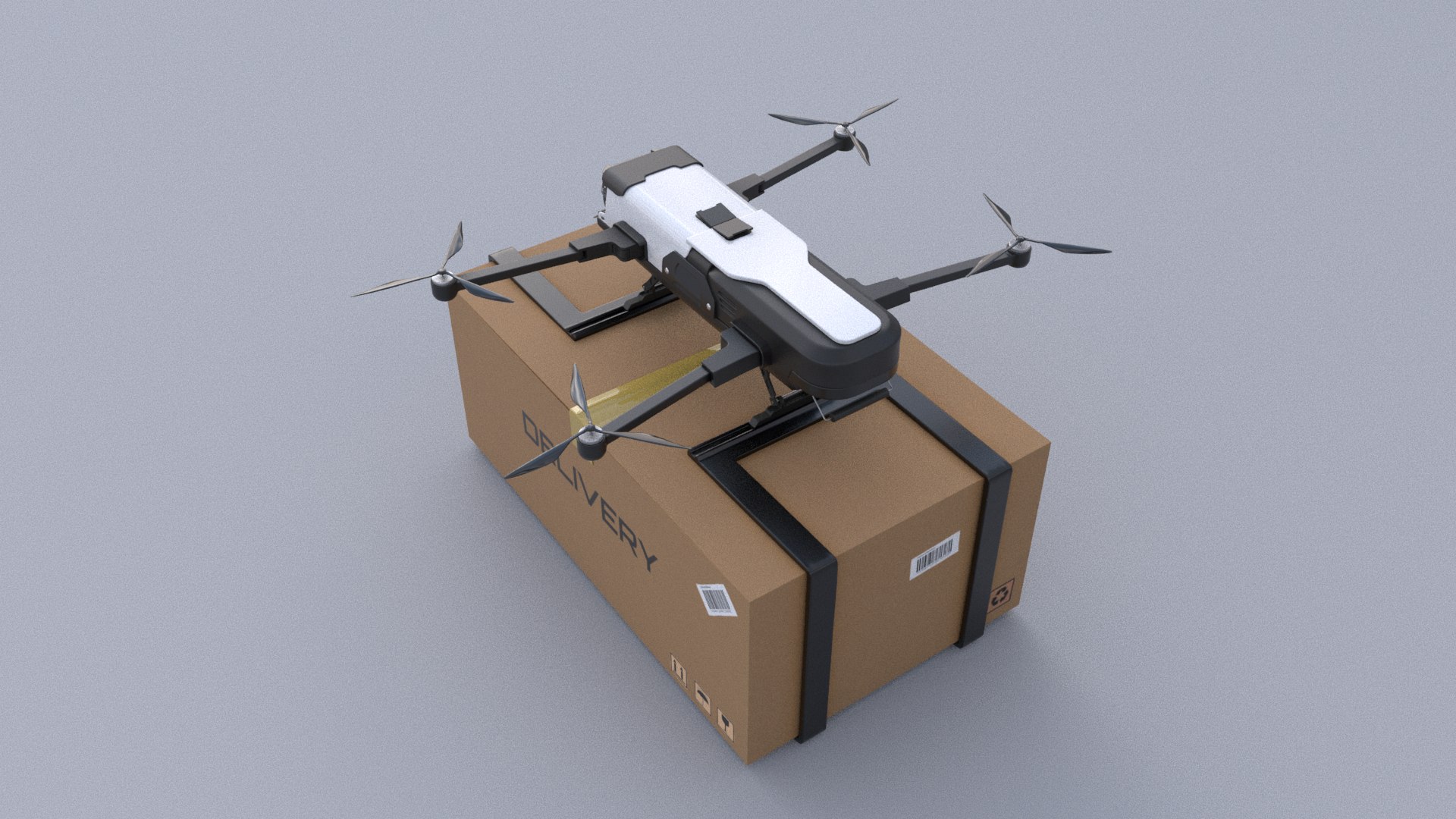3D Delivery Drone https://p.turbosquid.com/ts-thumb/vF/ZUPgNu/FS/z04/png/1709493749/1920x1080/fit_q87/9b41f4451207a782037525fa00178516daab62d2/z04.jpg