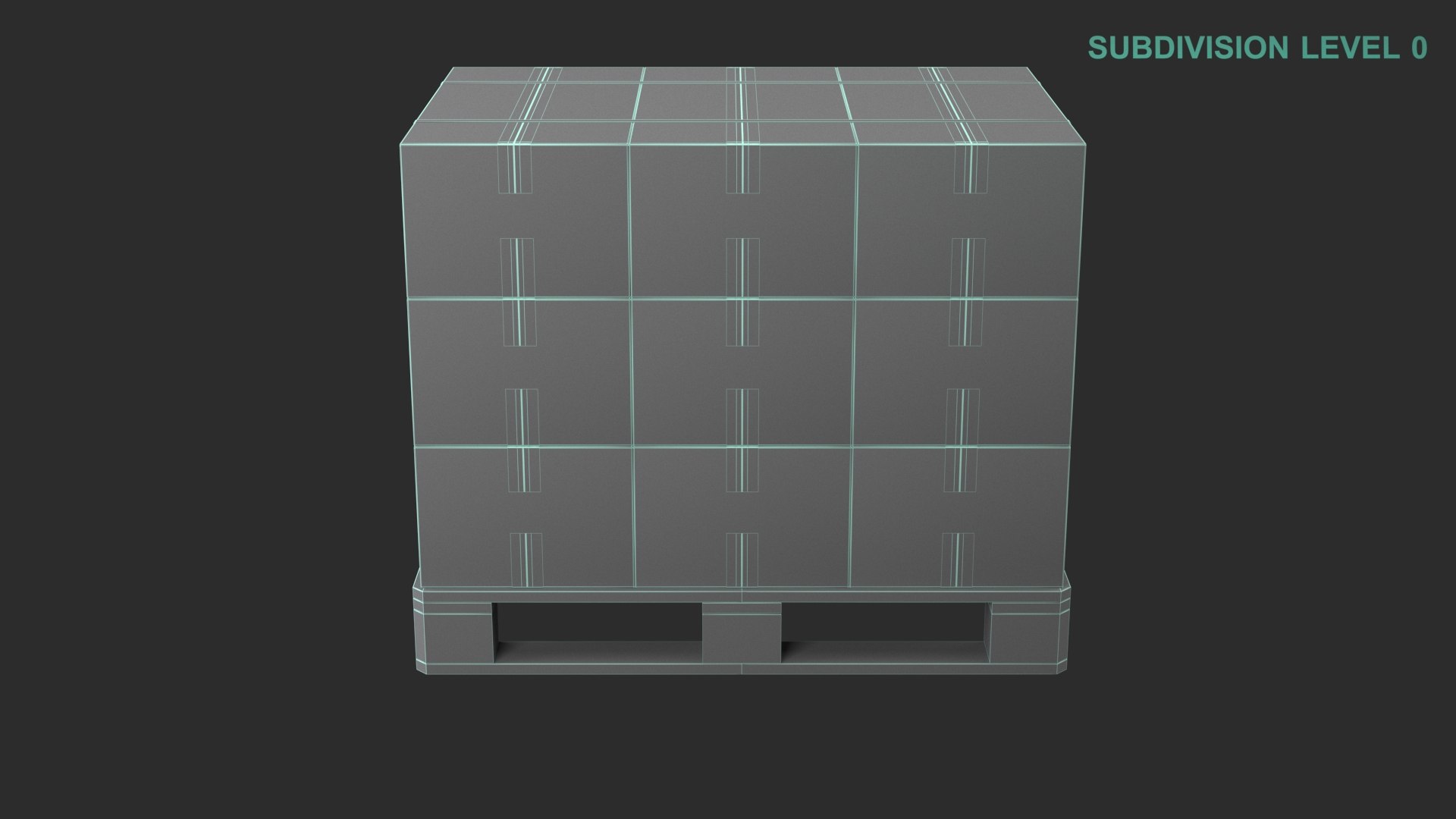 Pallet With Boxes model https://p.turbosquid.com/ts-thumb/vF/gNAuyT/wq/wireframe0008/jpg/1668773407/1920x1080/fit_q87/709b53aa5f067f6921a9983abf504e56e3a3c285/wireframe0008.jpg