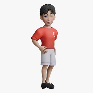 Turkey Boy Stylized 3D model