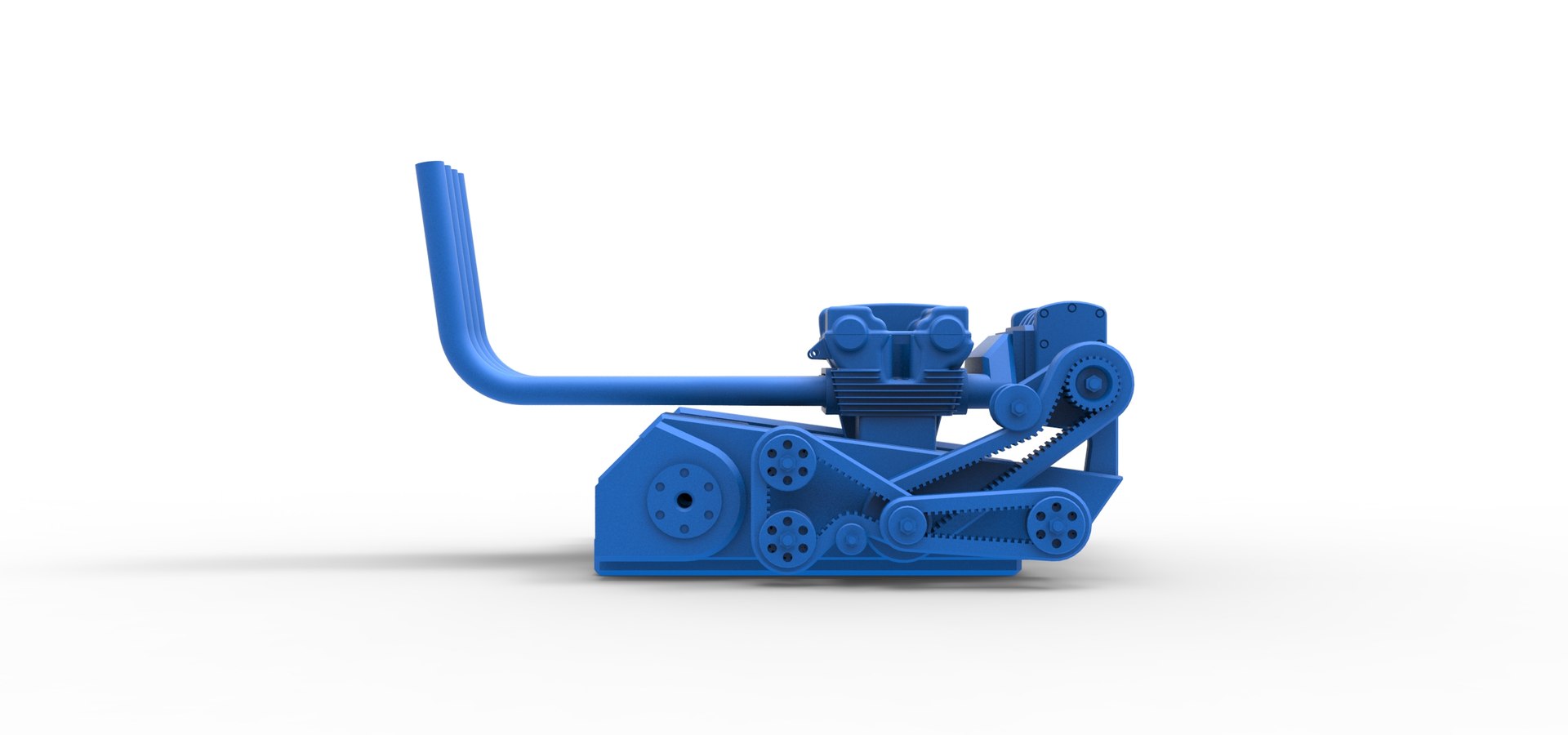 Diecast Engine Of Top Fuel Dragster Motorcycle Scale 1 To 25 3D Model ...