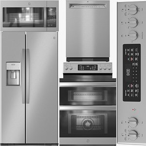 GE Appliance Collection 12 JBS86SPSS GDF650SYVFS GZS22IYNFS JVM3160RFSS model