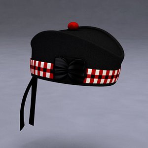 glengarry bonnet 3d model