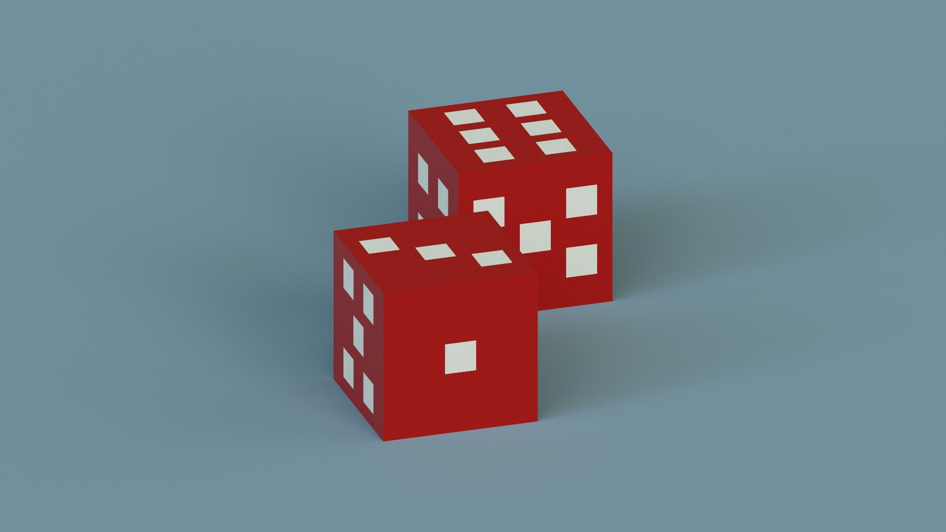 3D Voxel Dice model https://p.turbosquid.com/ts-thumb/vF/z5ZKjC/wD/dice11/png/1642778634/1920x1080/fit_q87/4e27566b05d1af7d7cd48308b08bd33039fd5b63/dice11.jpg