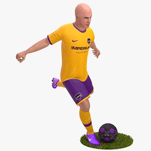 3D Soccer Player 4K Rigged