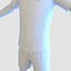 Jogador de futebol 3D 4K equipado