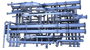 3d pipes model