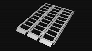 Loading ramp Sand track ladder 3D model