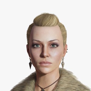3D model viking woman