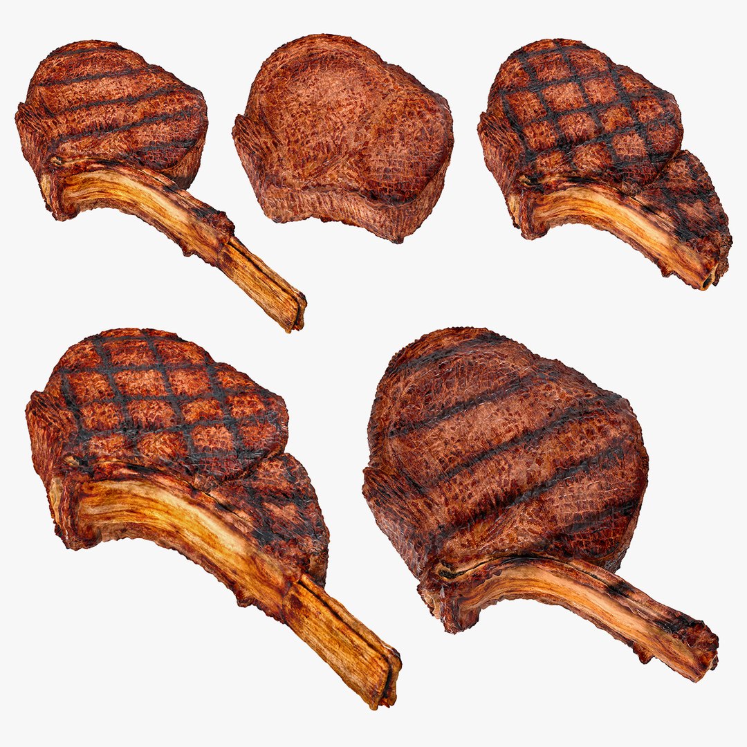 Steaks Collection 3D model preview