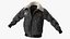 Aviator Flying Jacket Black Fur