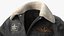 Aviator Flying Jacket Black Fur