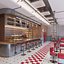 Esterno e interno del ristorante