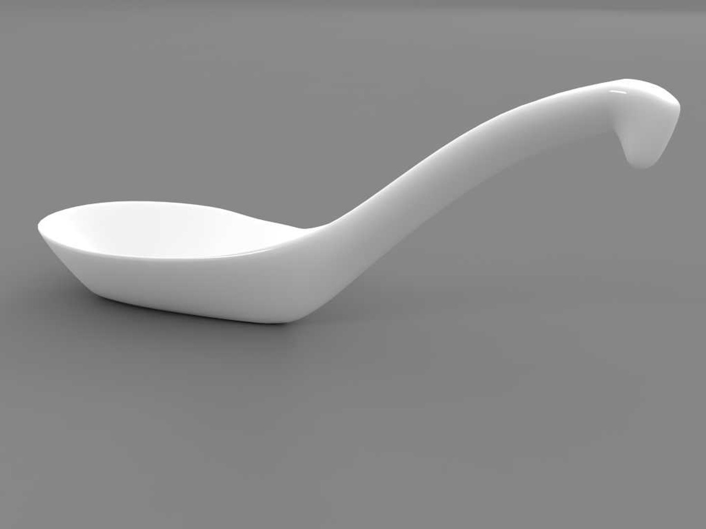 3d chinese spoon