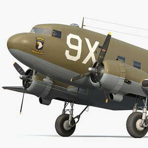 3D Douglas C47 Skytrain SC