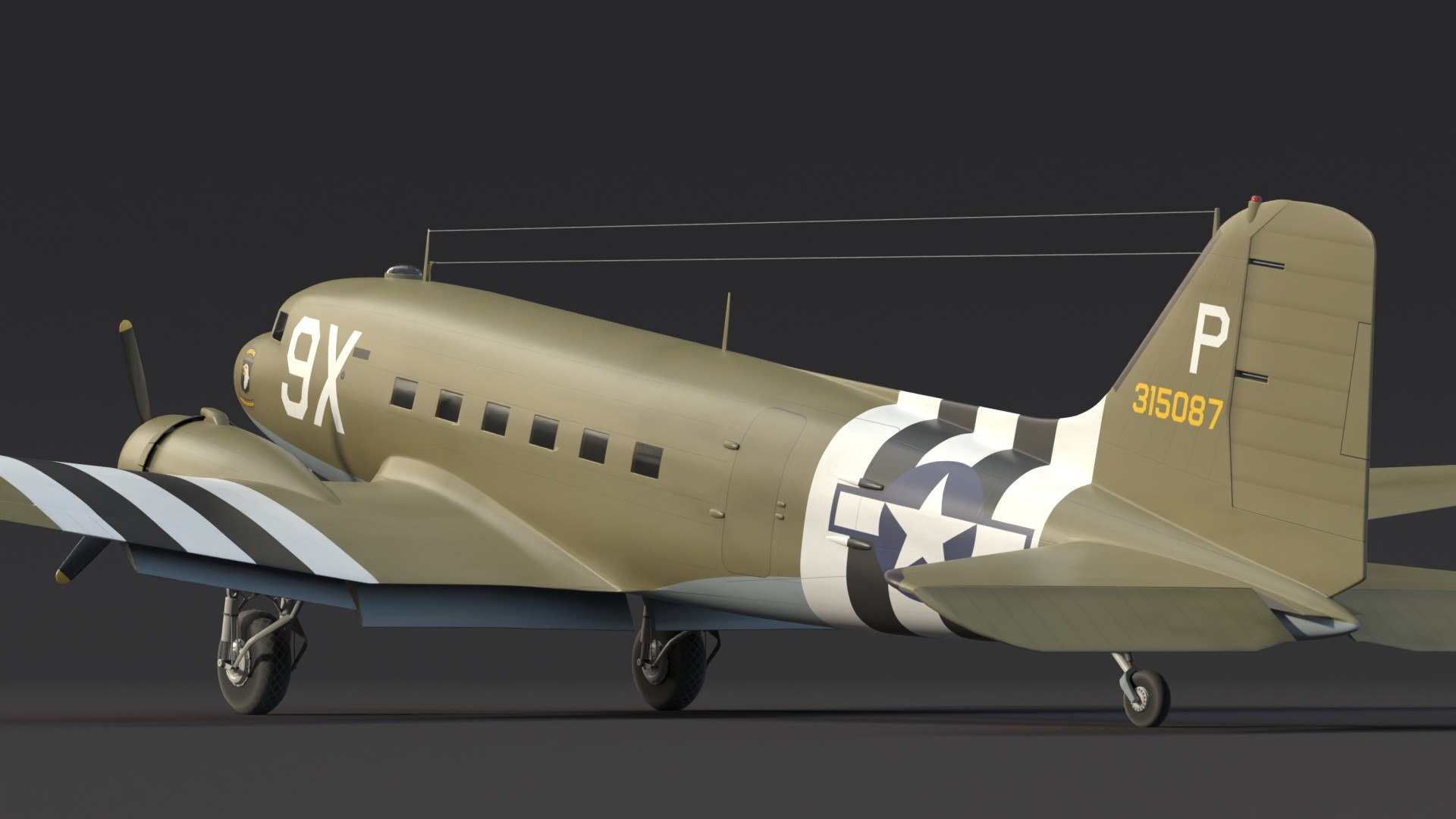 3D Douglas C47 Skytrain SC https://p.turbosquid.com/ts-thumb/vG/Hi3ILA/cG/c47scpr4/jpg/1747774882/1920x1080/fit_q87/0c3af03e820781a02b88376fd9c6816b044a448a/c47scpr4.jpg