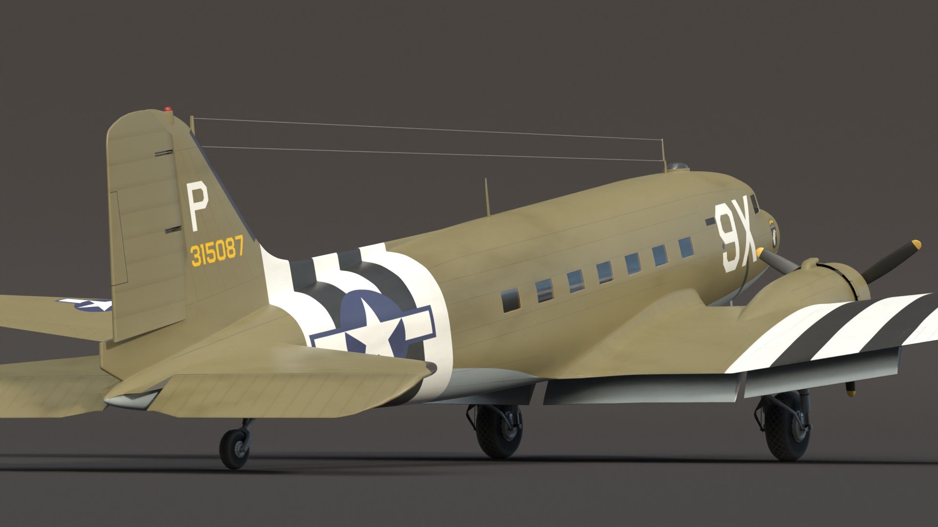 3D Douglas C47 Skytrain SC https://p.turbosquid.com/ts-thumb/vG/Hi3ILA/fF/c47scpr2/jpg/1747774881/1920x1080/fit_q87/40d91cb8913eb2d5b9b344d22e71ccf4b50bf33c/c47scpr2.jpg