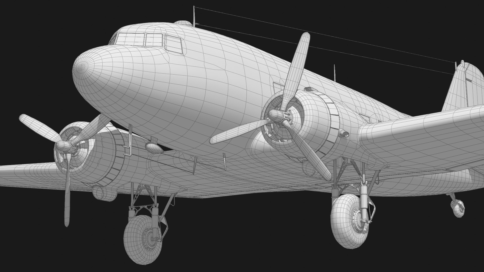 3D Douglas C47 Skytrain SC https://p.turbosquid.com/ts-thumb/vG/Hi3ILA/jy/c47scwire5/jpg/1747774924/1920x1080/fit_q87/6bf99c710433c66521a40f81fe8a982731c2821d/c47scwire5.jpg