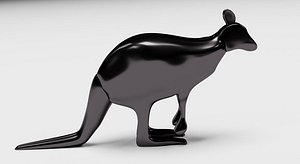 black safari kanggaroo 3D model