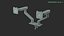 Dual Monitor Arm 3D model