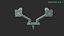 Dual Monitor Arm 3D model