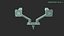 Dual Monitor Arm 3D model