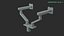 Dual Monitor Arm 3D model