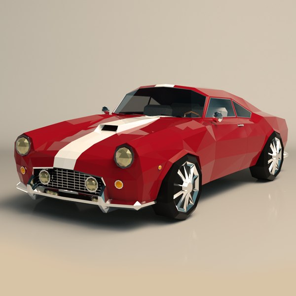 modelo 3d Low Mus Muscle Car 01 - TurboSquid 1381904