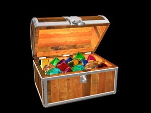 treasure chest 3d model