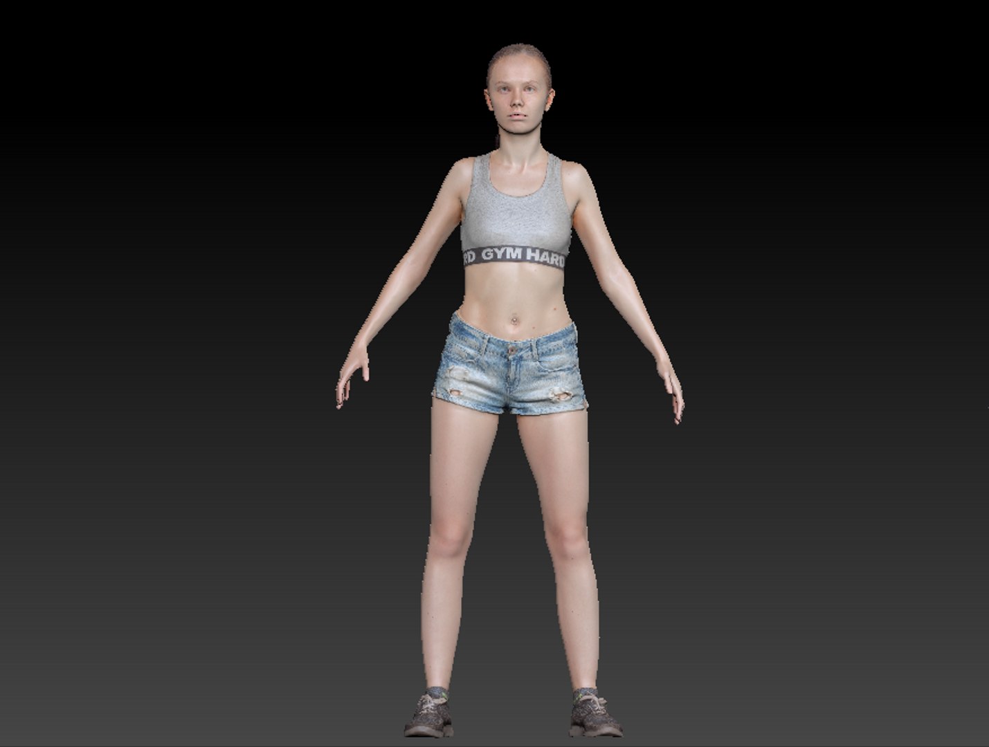 3D Model Animation Ready Woman - TurboSquid 1546829