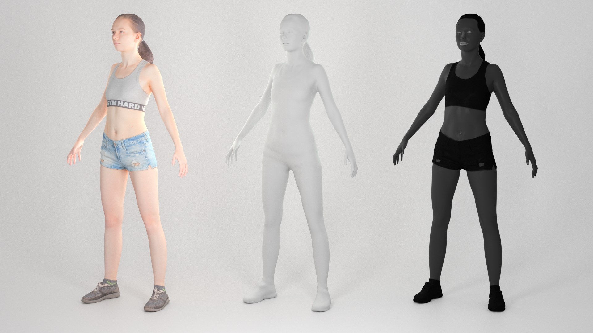 3D Model Animation Ready Woman - TurboSquid 1546829