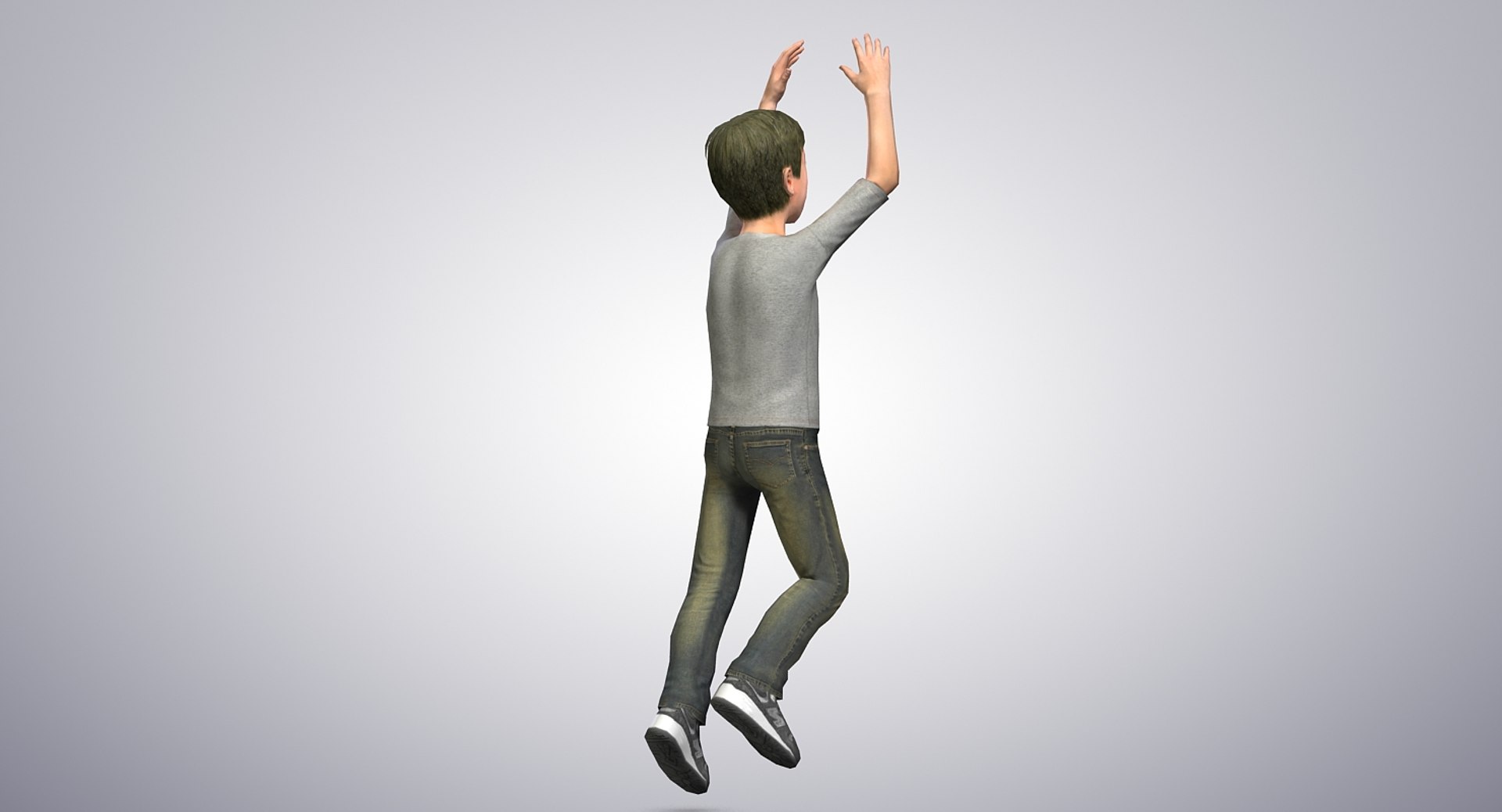 boy character rig 3d max