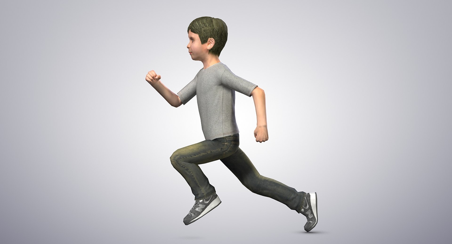 boy character rig 3d max