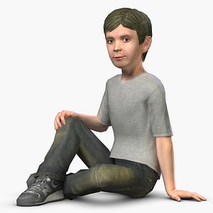 Boy Victor (Rigged) (Low Poly)