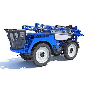 Self Propelled Farm Sprayer 3D