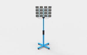 LED Floodlight tower 01 3D model 3D model