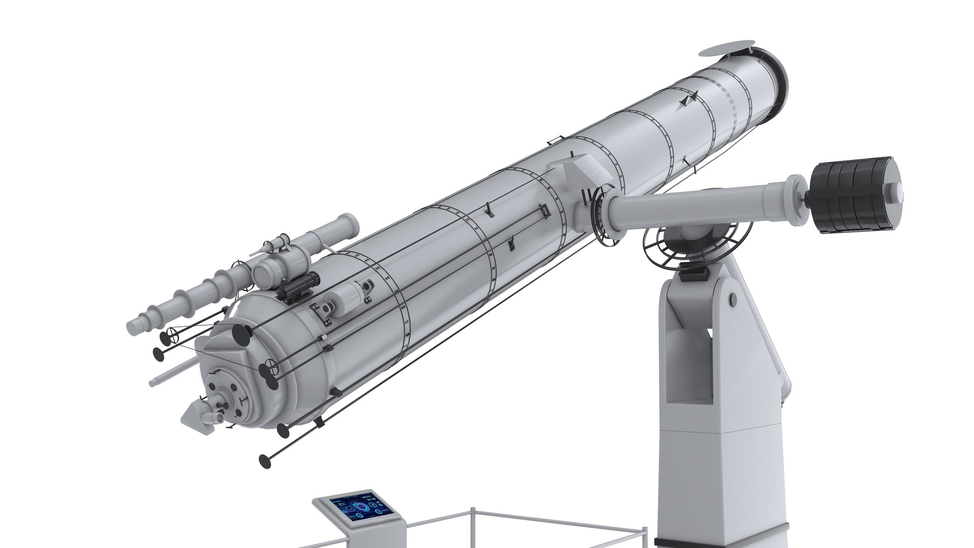Telescope 2 model https://p.turbosquid.com/ts-thumb/vG/WnMspQ/BV/telescope28/jpg/1713263219/1920x1080/fit_q87/13b7c3d4d3dbda4c0442b3cb3f9cd5958a70b836/telescope28.jpg