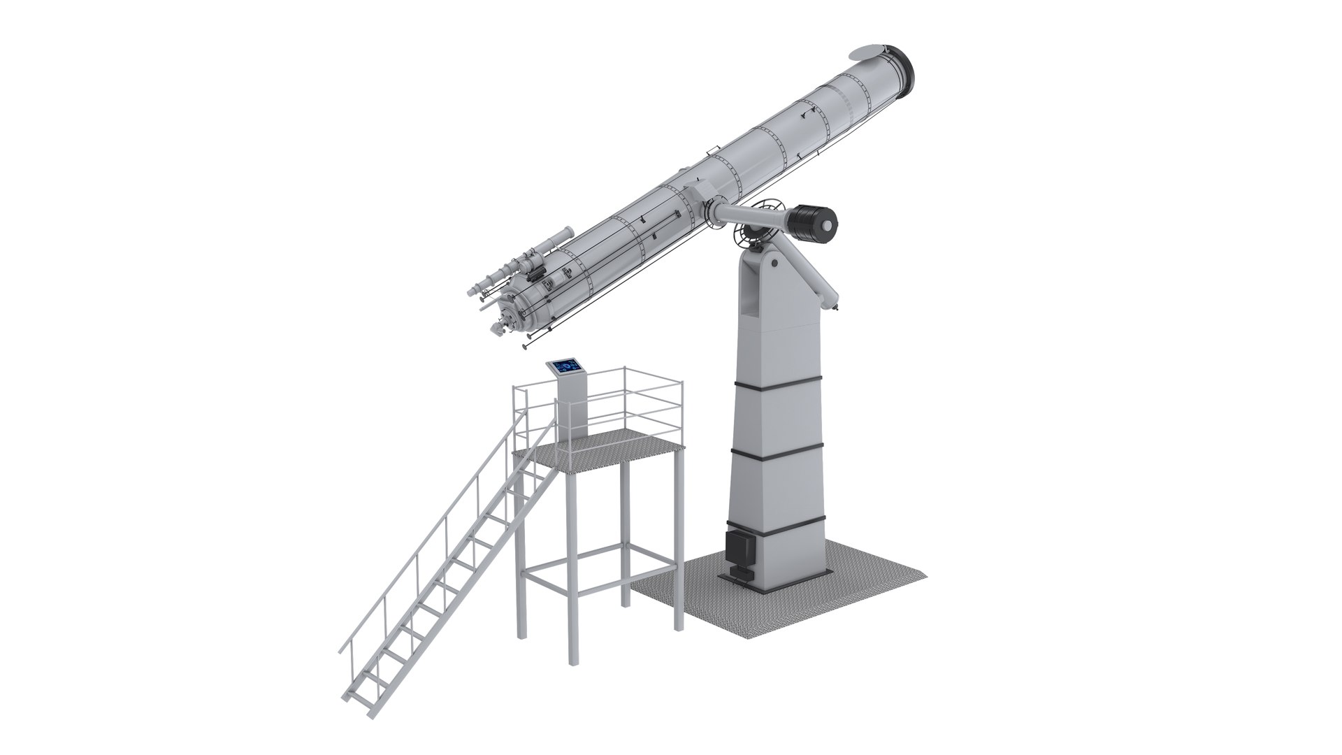 Telescope 2 model https://p.turbosquid.com/ts-thumb/vG/WnMspQ/ab/telescope23/jpg/1713263213/1920x1080/fit_q87/58bbd0ac91ac88f02807cfb68c1532cd8b3d562b/telescope23.jpg