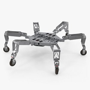 legged robotic lunar rover 3D model
