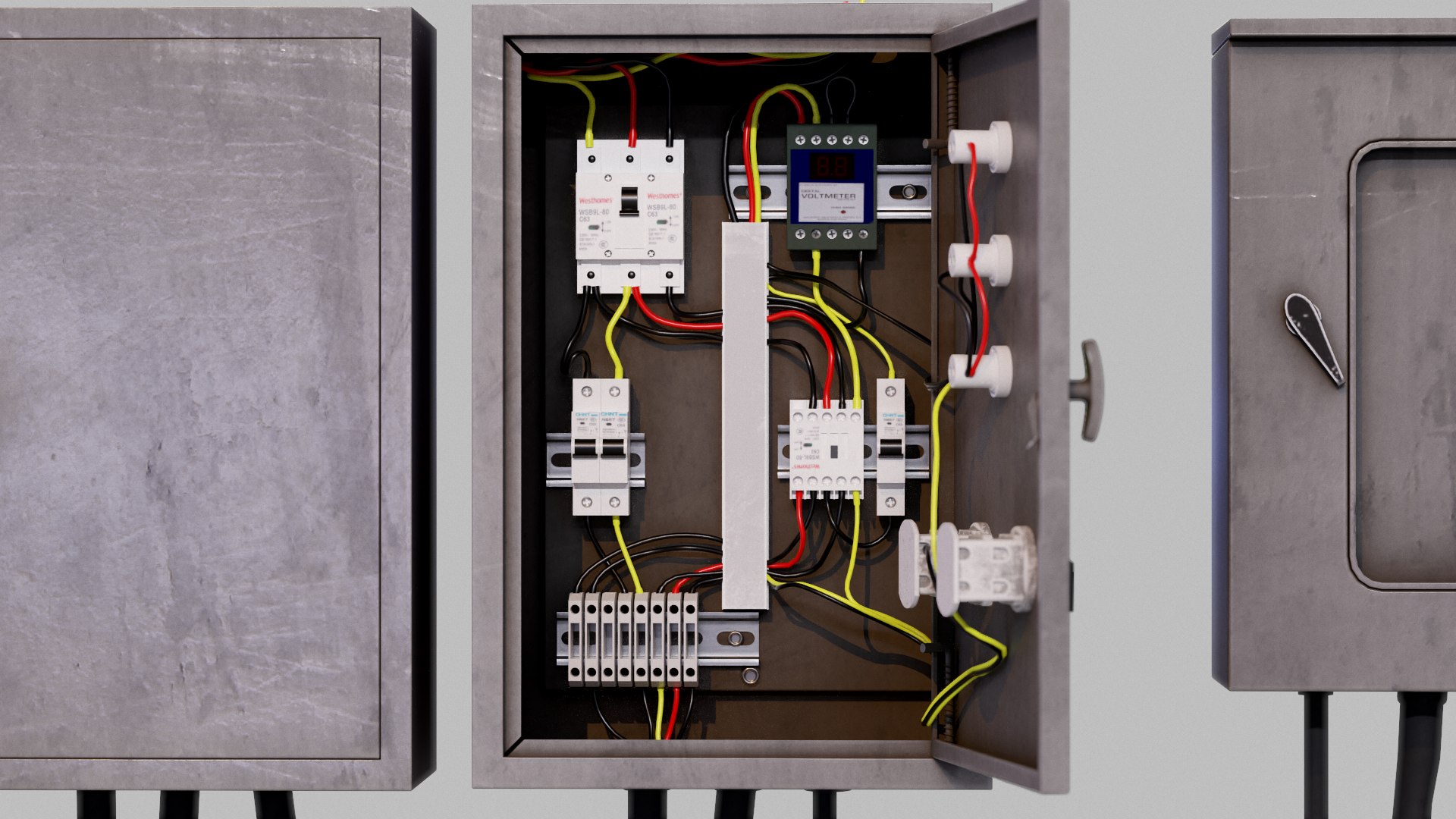 Electrical Box 3D Model - TurboSquid 1764468