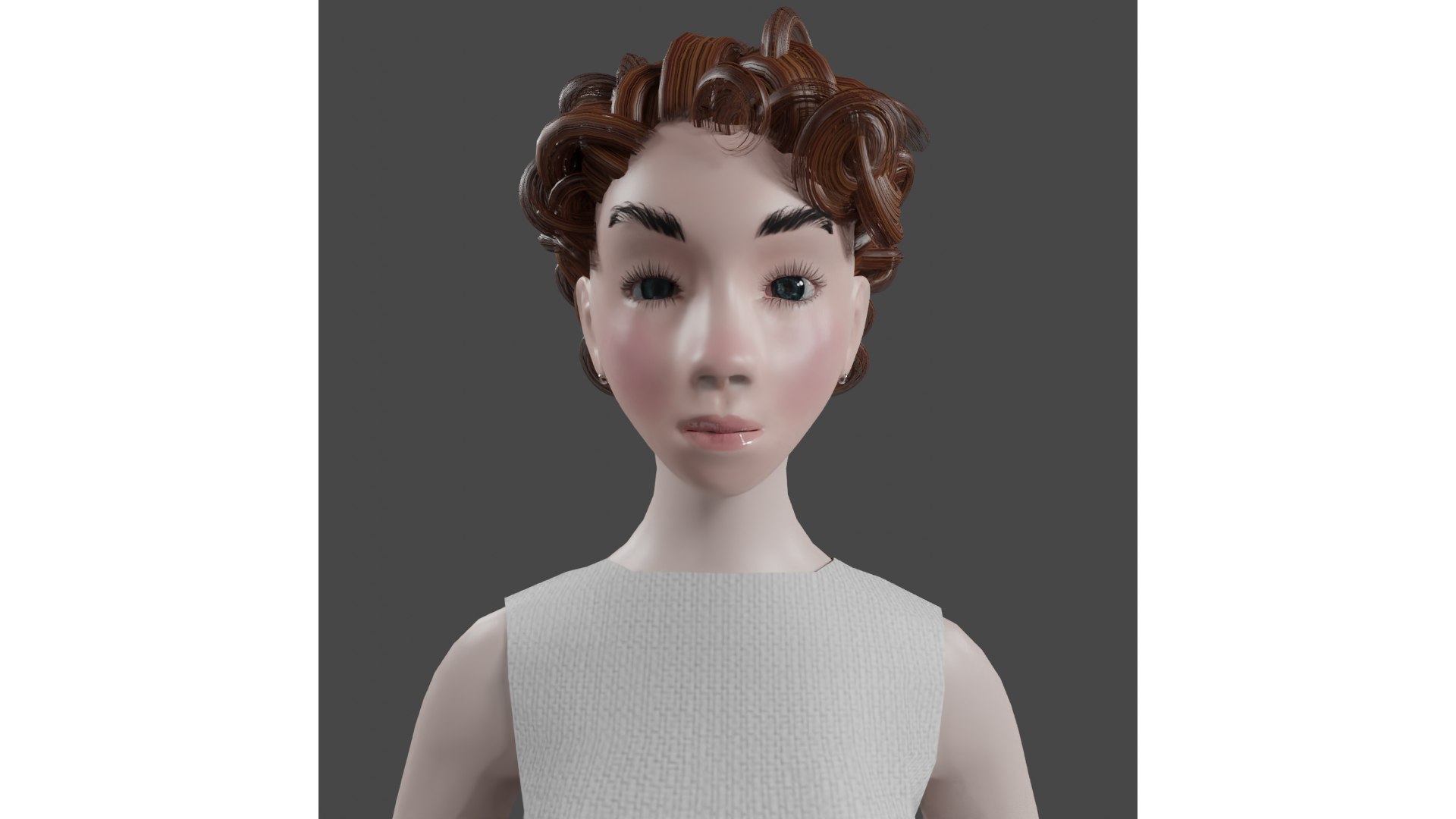 3D Dolly Girl model TurboSquid 1998635
