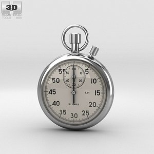 3D mechanical stopwatch stop model