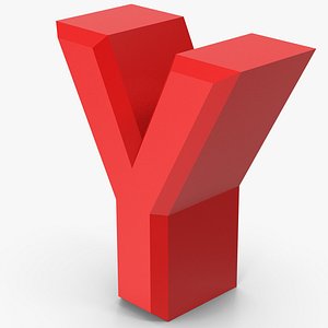 Letter Y 3D model