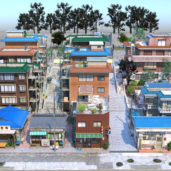 Korean Scene Part2 3D model