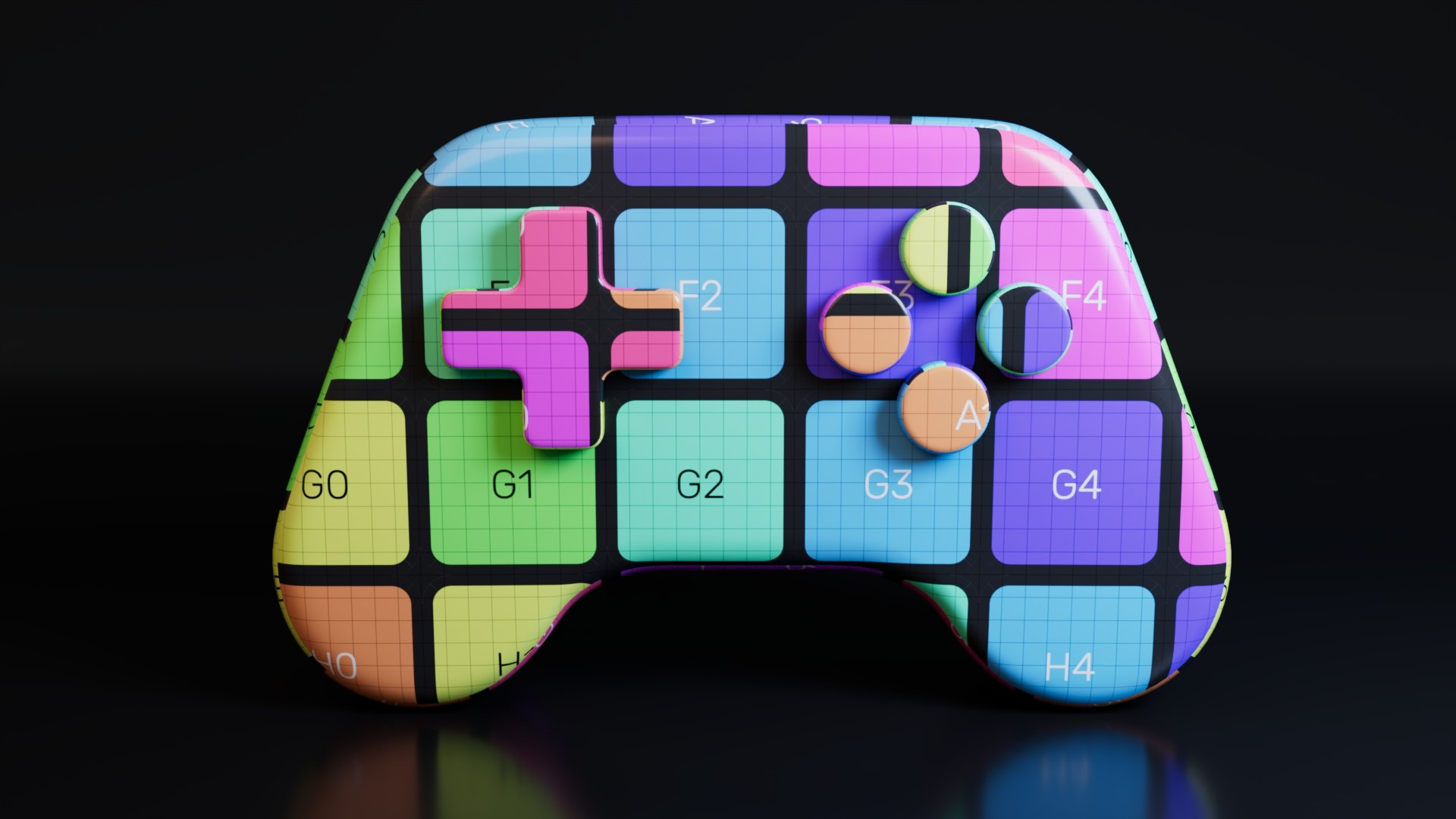 Free Game Controller 3D Model - TurboSquid 2324462