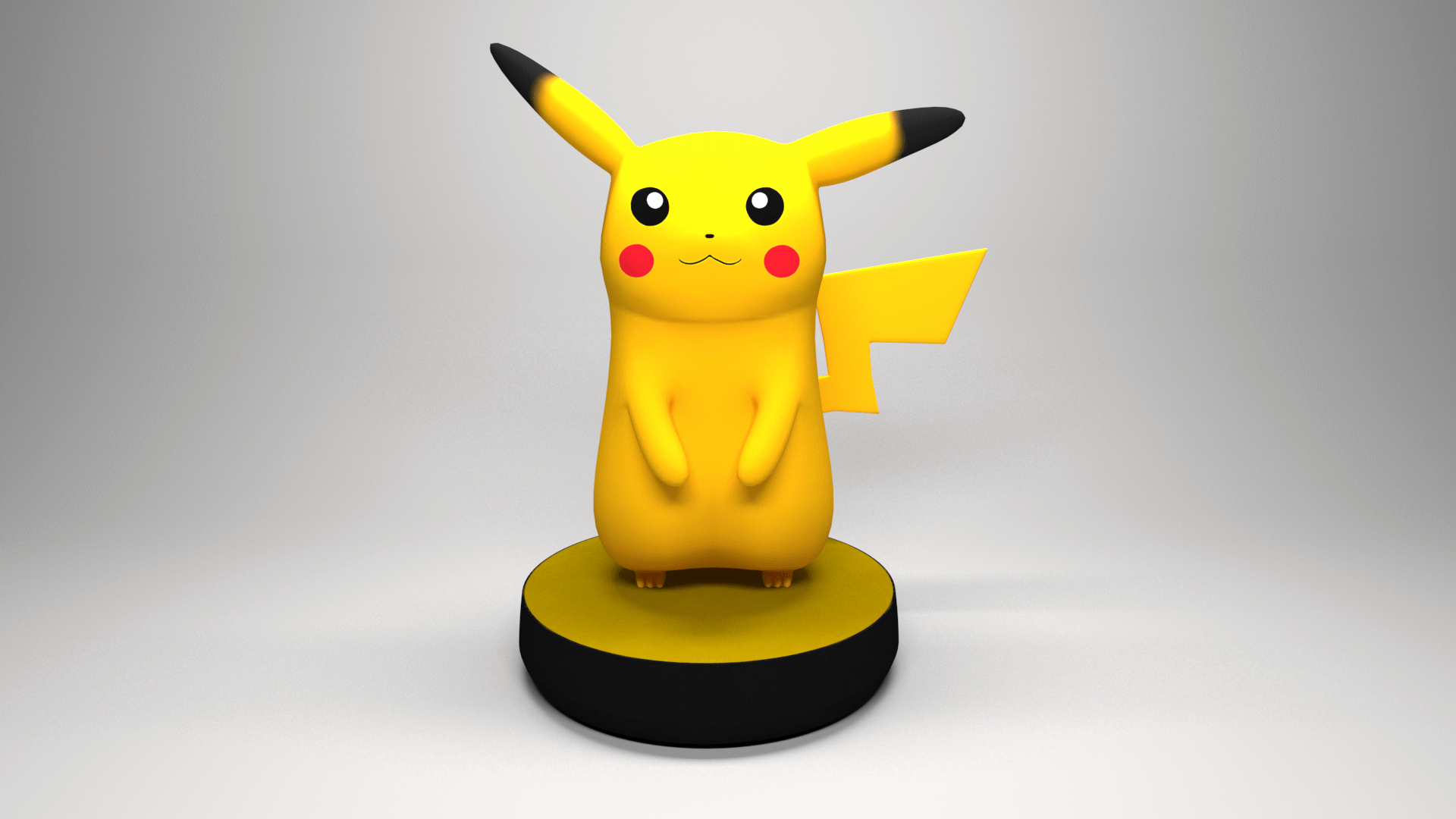 Amiibo pikachu 3D model - TurboSquid 1664611