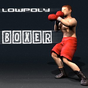 Free Boxer Rigged Lowpoly