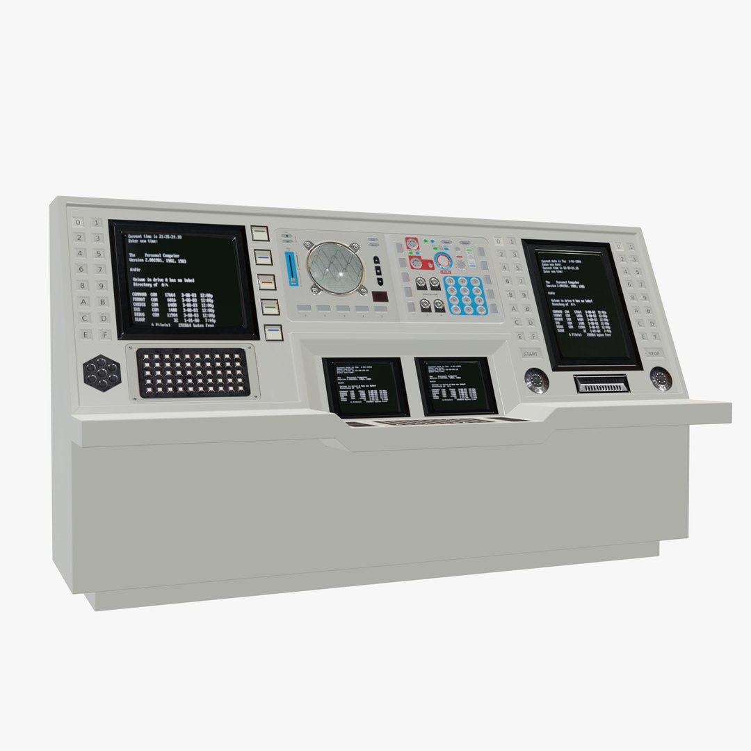 Retro Computer 16 Model - TurboSquid 1553810
