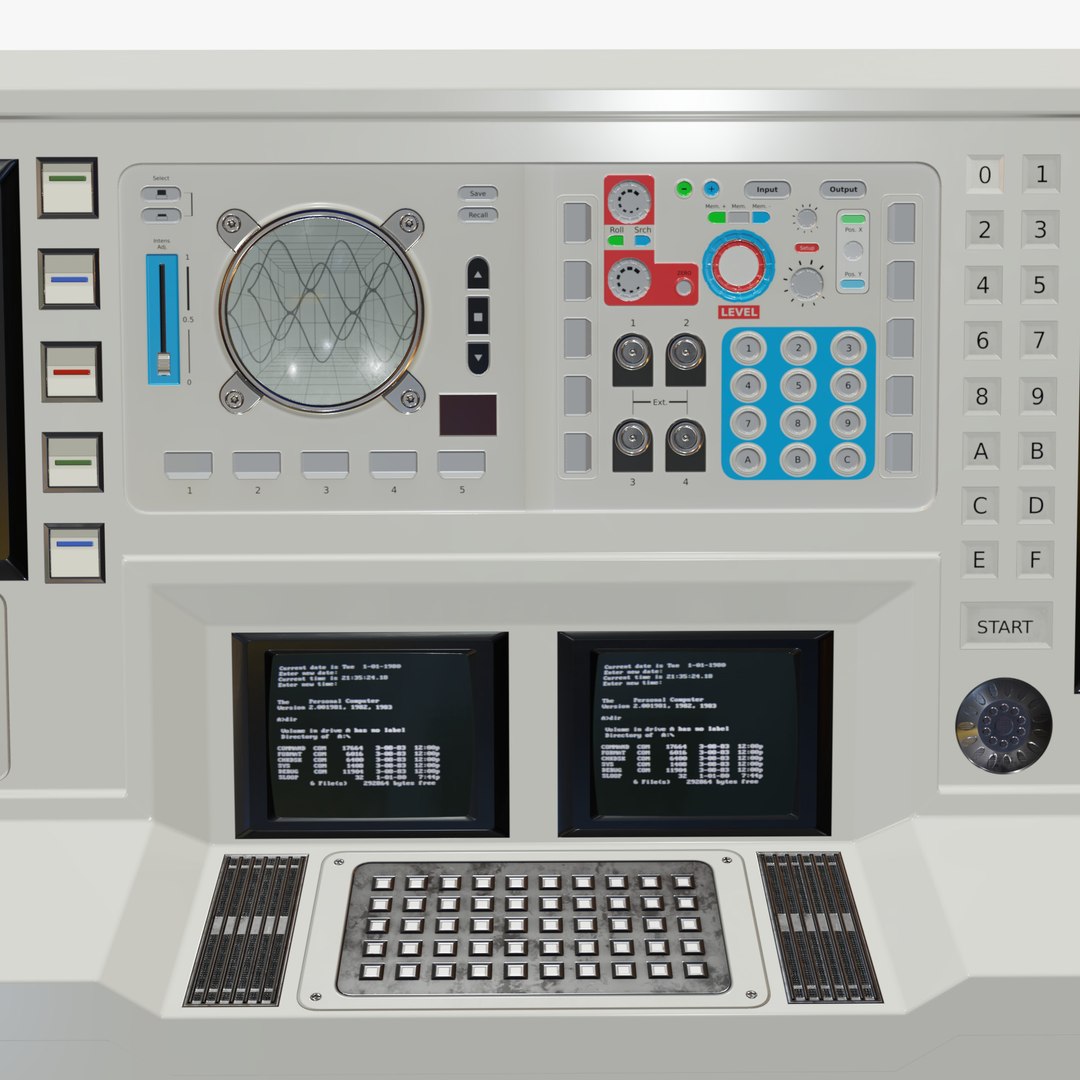 Retro Computer 16 Model - TurboSquid 1553810