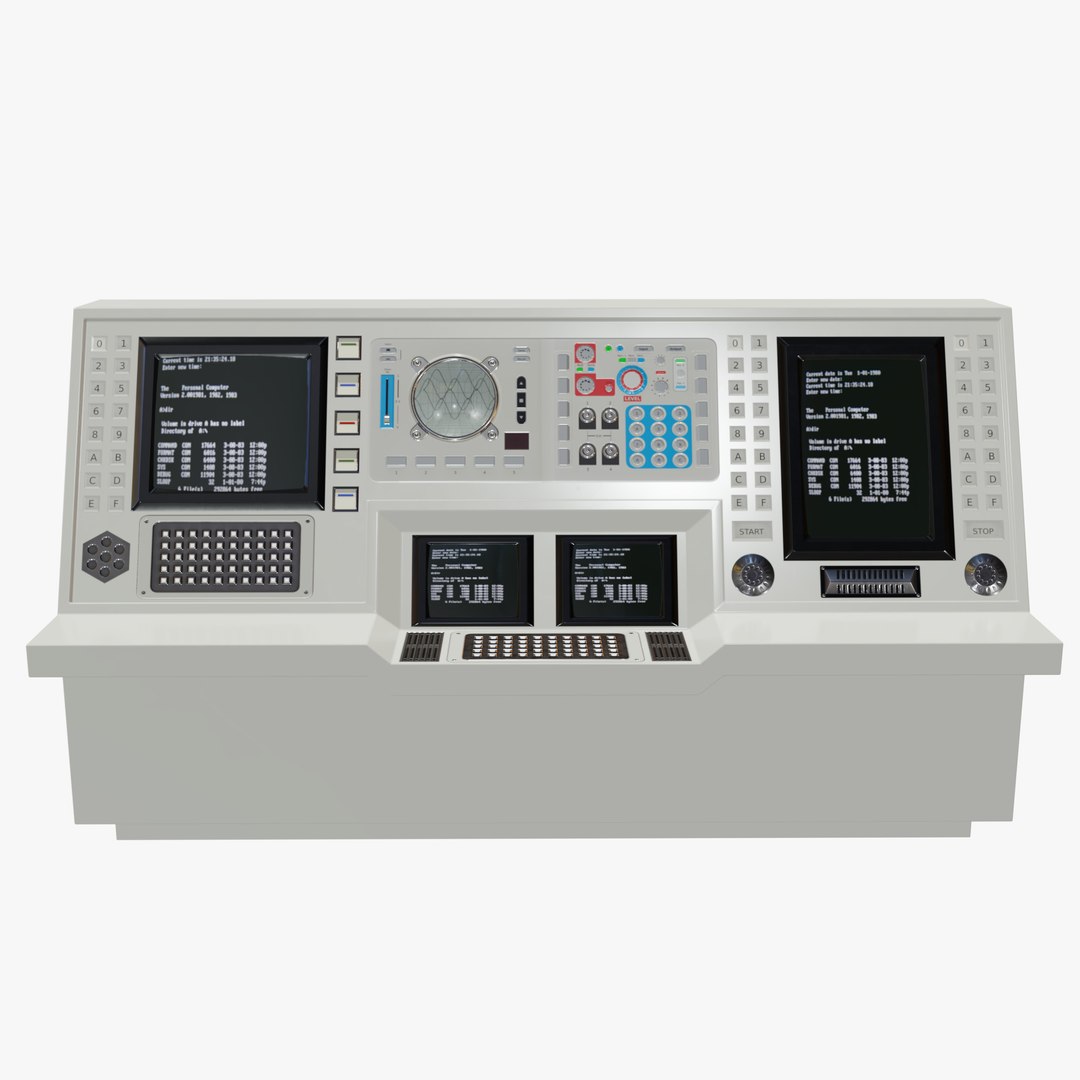 Retro Computer 16 Model - TurboSquid 1553810